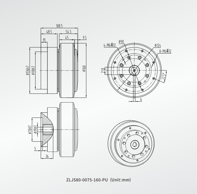 ZLJS80-0075-160-पीयू