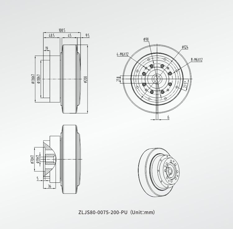 ZLJS80-0075-200-पीयू