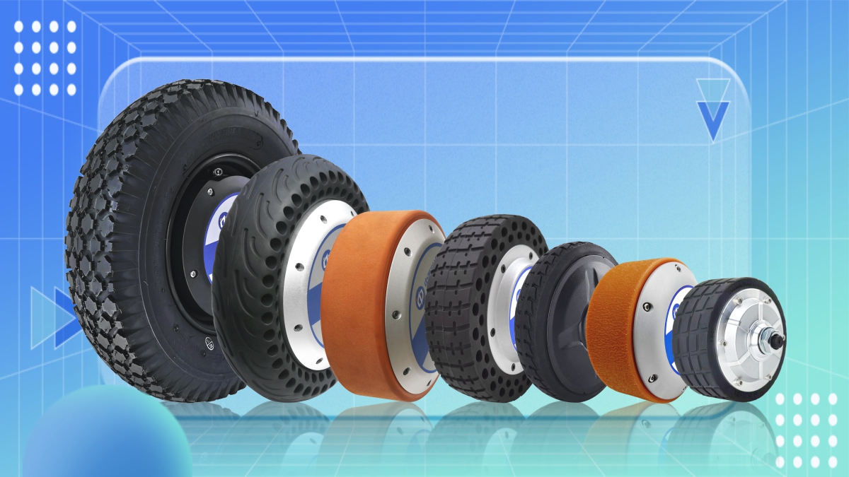 Robot wheel hub motor